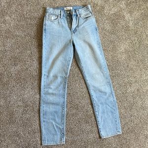 Madewell Jeans | the perfect vintage jean in fitzgerald wash